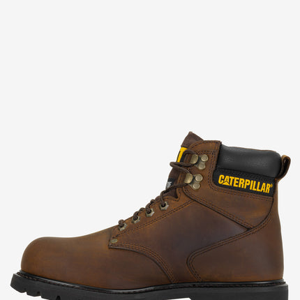 CAT Footwear Second Shift Steel Toe Waterproof Work Boot - Dark Brown