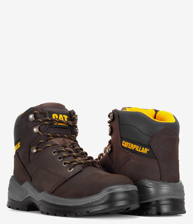 CAT Footwear Striver Steel Toe Work Boot - Brown