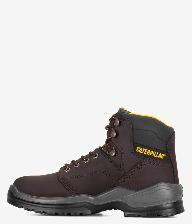 CAT Footwear Striver Steel Toe Work Boot - Brown