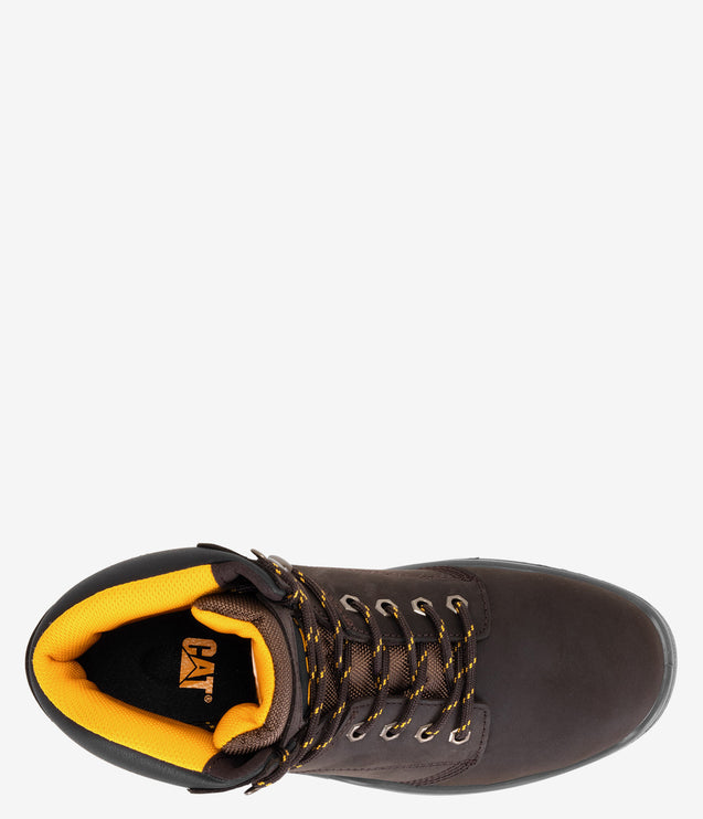 CAT Footwear Striver Steel Toe Work Boot - Brown