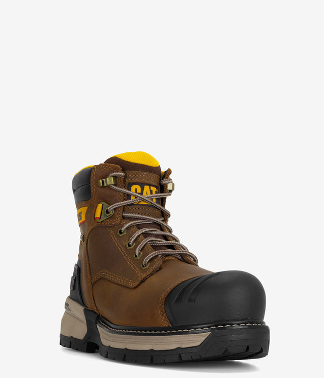 CAT Footwear Excavator ft Power Spring Technology 6" Comp Toe Work Boot - Men