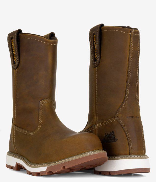 CAT Footwear 247 10" Welly Steel Toe Work Boot - Pyramid