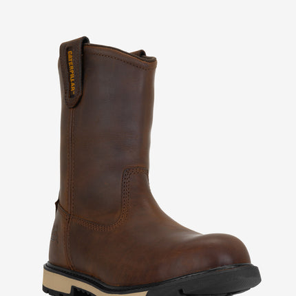 CAT Footwear 247 10" Welly Steel Toe Work Boot - Dark Brown
