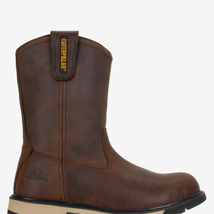 CAT Footwear 247 10" Welly Steel Toe Work Boot - Dark Brown