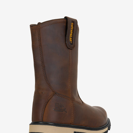 CAT Footwear 247 10" Welly Steel Toe Work Boot - Dark Brown