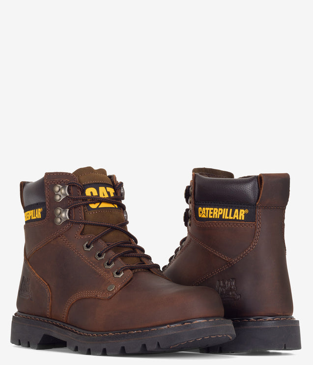 CAT Footwear Second Shift Soft Toe Work Boot - Dark Brown