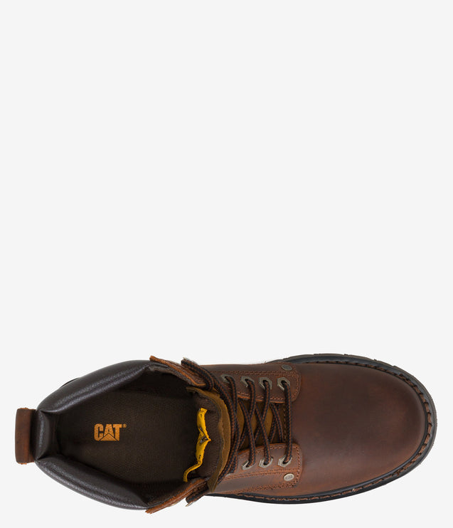 CAT Footwear Second Shift Soft Toe Work Boot - Dark Brown