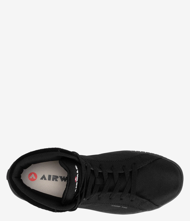 Airwalk Deuce Composite Toe Mid Work Shoe - Black