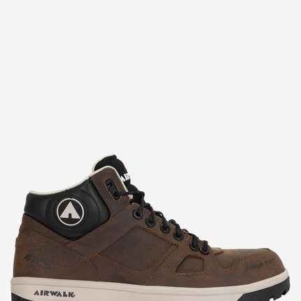 Airwalk Mongo Mid Composite Toe ESD Work Shoe - Brown