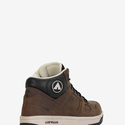 Airwalk Mongo Mid Composite Toe ESD Work Shoe - Brown