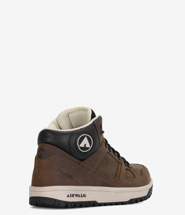 Airwalk Mongo Mid Composite Toe ESD Work Shoe - Brown