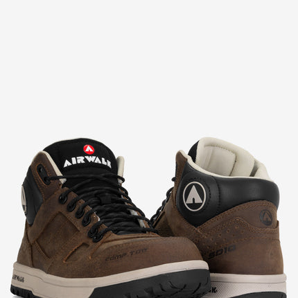 Airwalk Mongo Mid Composite Toe ESD Work Shoe - Brown