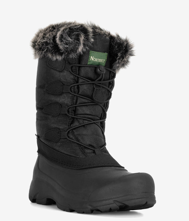 Northikee by Winter Tecs Lace Up Winter Boot - Black
