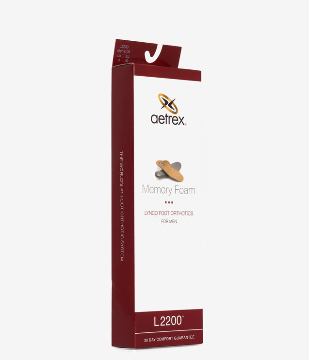 Aetrex Memory Foam Medium-High Arch Insole - No Color