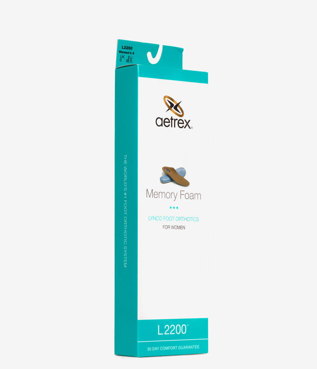 Aetrex Memory Foam Medium-High Arch Insole - No Color
