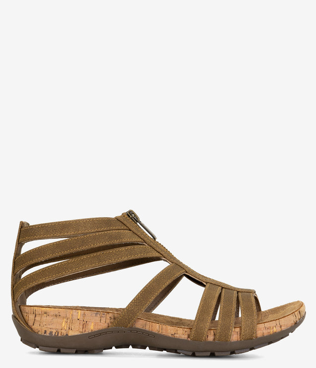 Bearpaw Layla Zipper Sandal - Cocoa