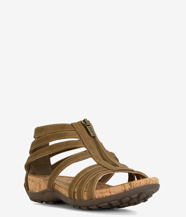 Bearpaw Layla Zipper Sandal - Cocoa
