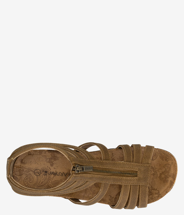 Bearpaw Layla Zipper Sandal - Cocoa