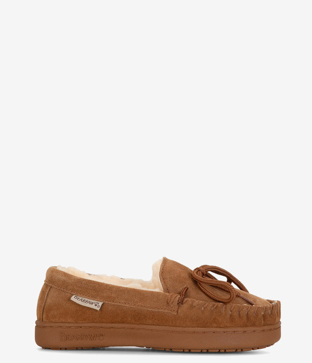 Bearpaw Moc II Youth Moccasin Slipper - Hickory