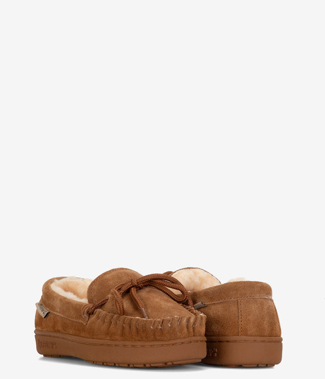 Bearpaw Moc II Youth Moccasin Slipper - Hickory
