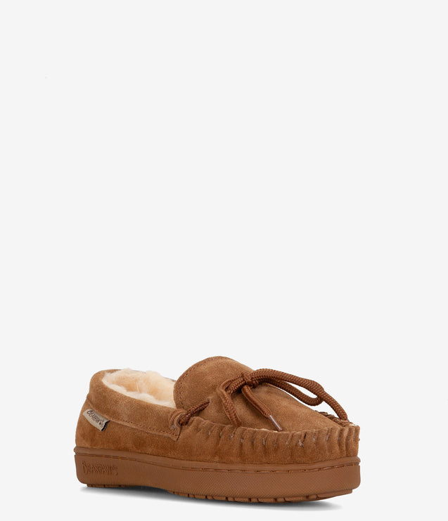 Bearpaw Moc II Youth Moccasin Slipper - Hickory