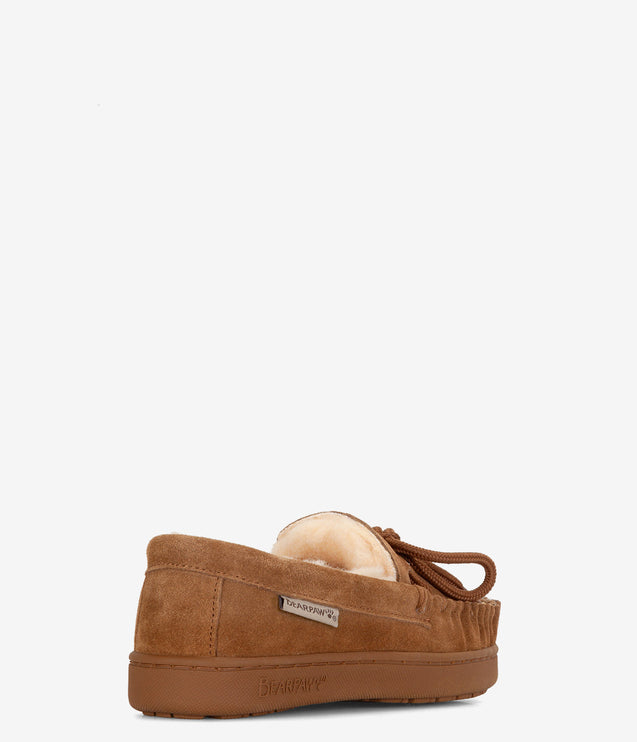 Bearpaw Moc II Youth Moccasin Slipper - Hickory