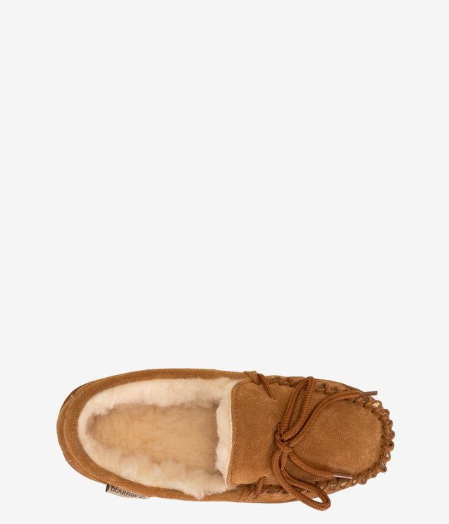 Bearpaw Moc II Youth Moccasin Slipper - Hickory