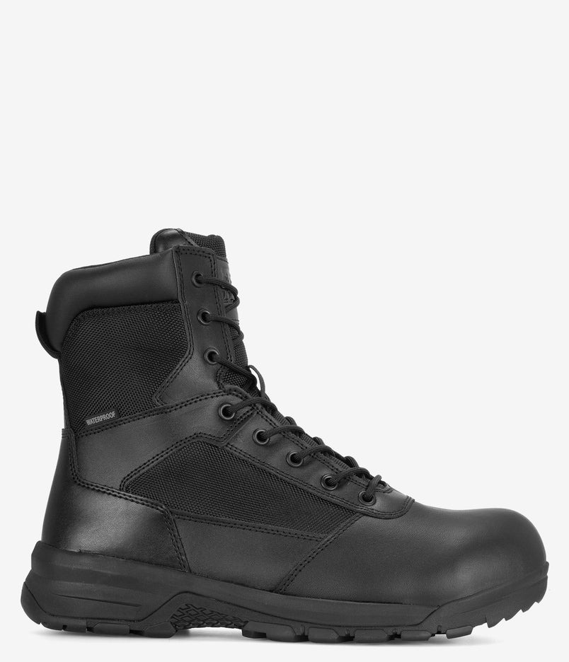 Belleville Spear Point 8" Composite Toe WP Side Zip Tactical Boot - Black