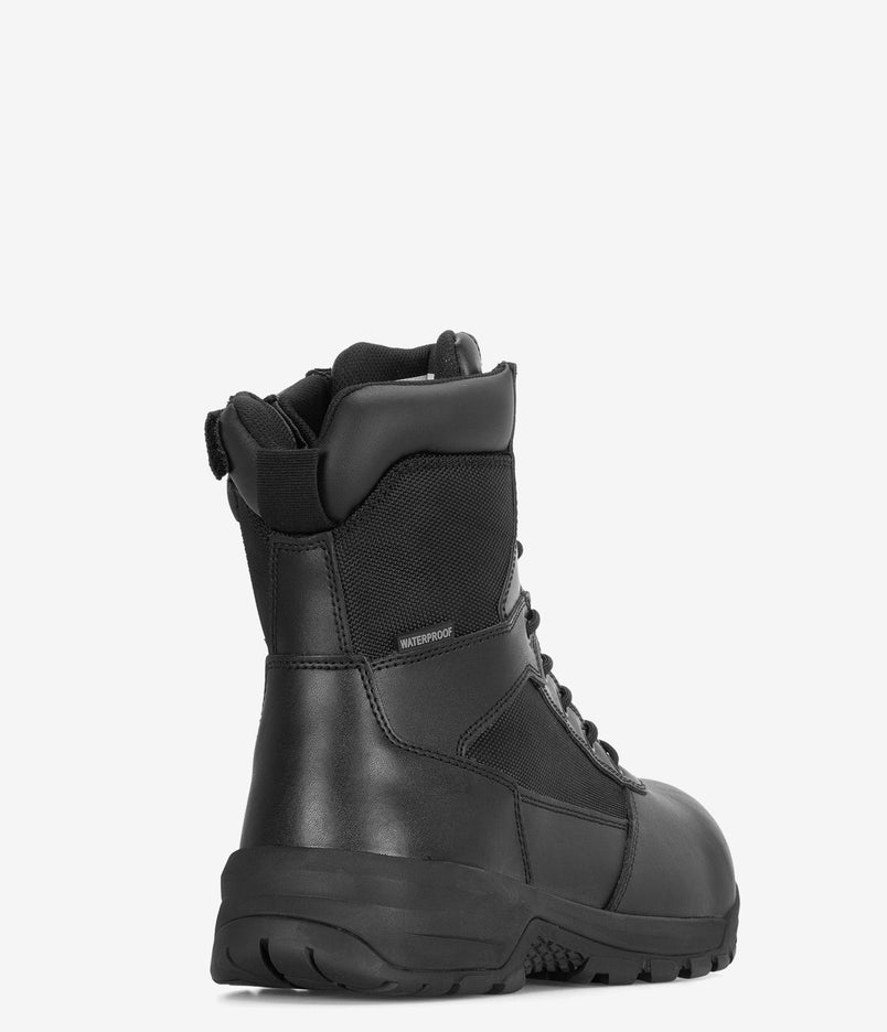 Belleville Spear Point 8" Composite Toe WP Side Zip Tactical Boot - Black