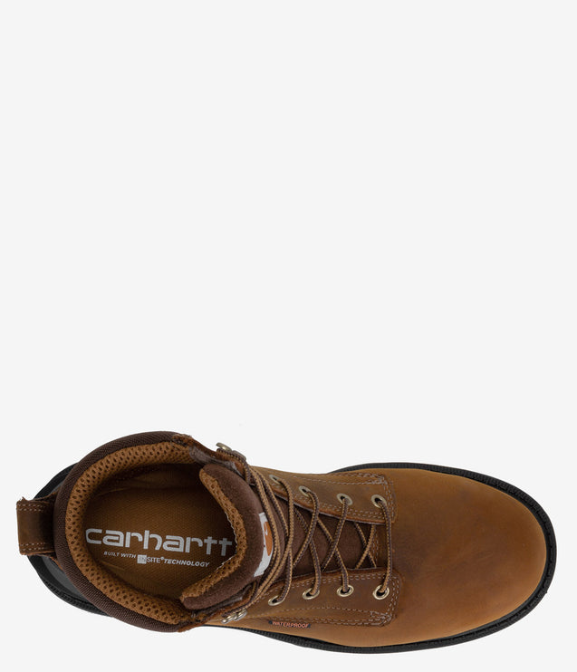 Carhartt Ironwood 6" Alloy Toe Waterproof Work Boot - Brown