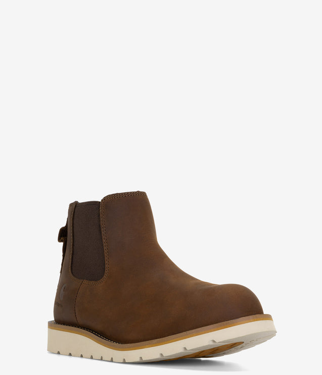 Carhartt Chelsea Steel Toe Wedge Work Boot - Dark Brown