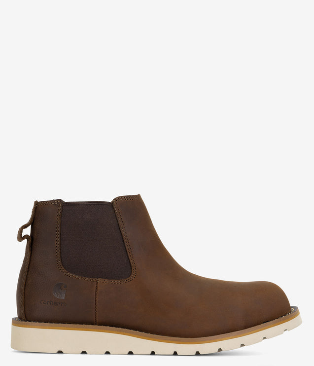 Carhartt Chelsea Steel Toe Wedge Work Boot - Dark Brown