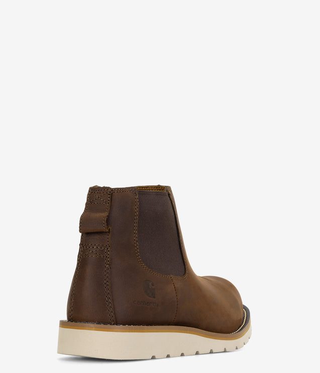 Carhartt Chelsea Steel Toe Wedge Work Boot - Dark Brown