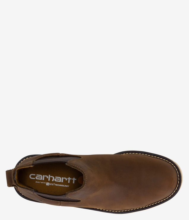 Carhartt Chelsea Steel Toe Wedge Work Boot - Dark Brown