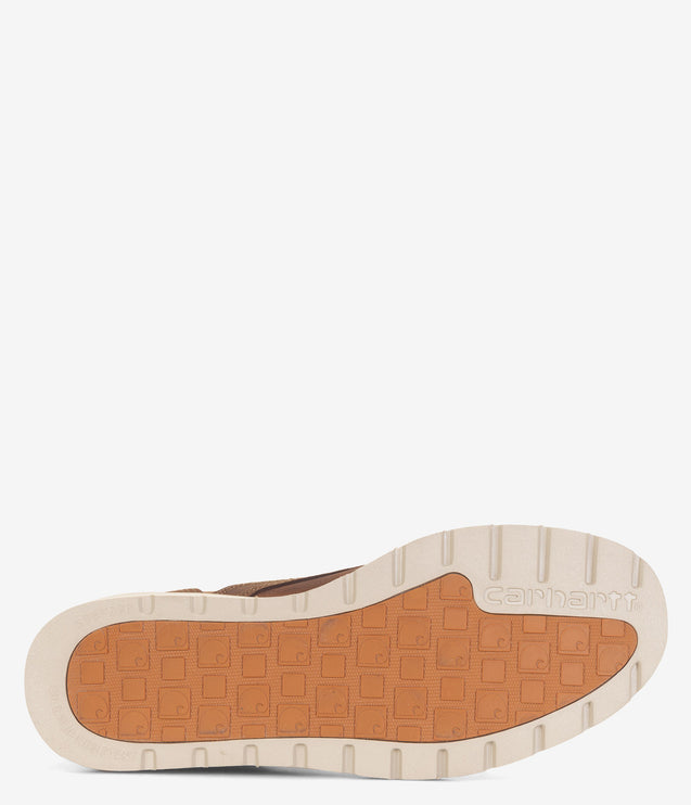 Carhartt 6" Leather & Canvas Moc-Toe Wedge Boot - Brown