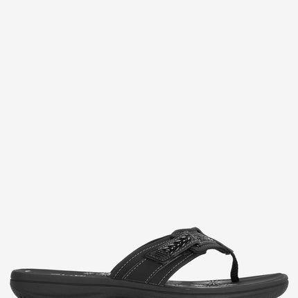 Clarks Breezey Sun Sandals - Black