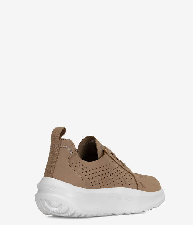 Clarks Solevana Style Sneakers - Sand