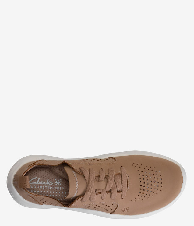 Clarks Solevana Style Sneakers - Sand
