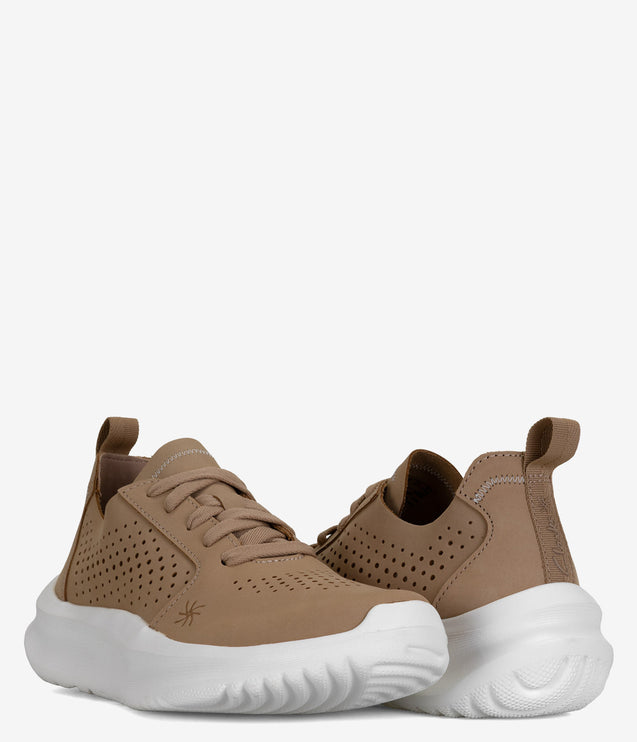 Clarks Solevana Style Sneakers - Sand