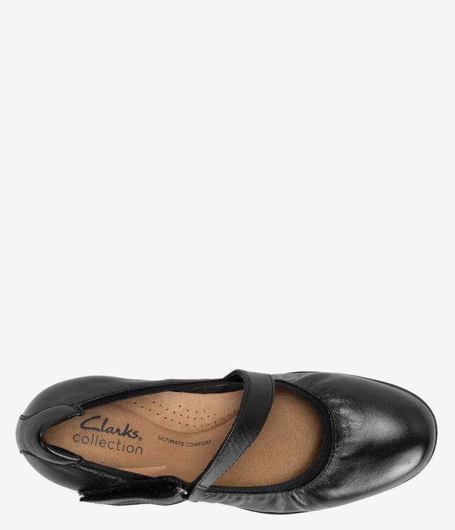 Clarks Emily 2 Mabel Slip Resistant Mary Jane - Black