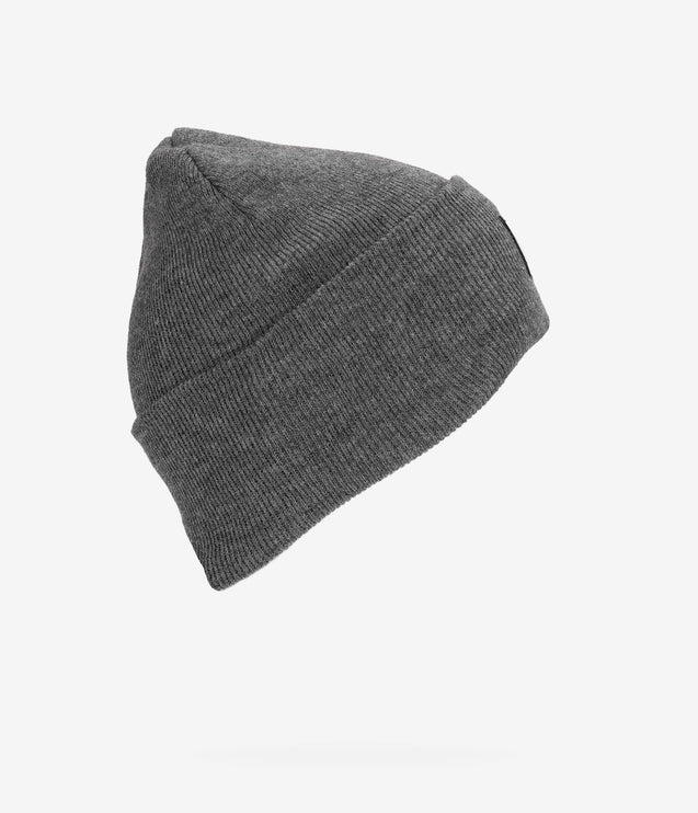 CAT Apparel Label Cuff Beanie - Dark Heather Grey
