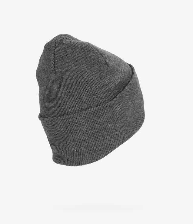 CAT Apparel Label Cuff Beanie - Dark Heather Grey