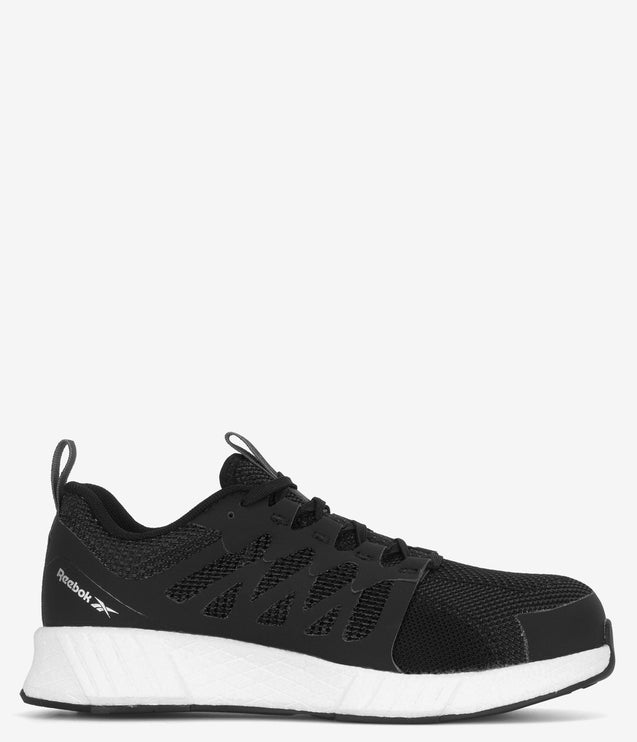Reebok Fusion Flexweave Composite Safety Toe Athletic Shoe - Black