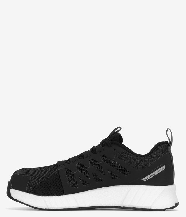Reebok Fusion Flexweave Composite Safety Toe Athletic Shoe - Black