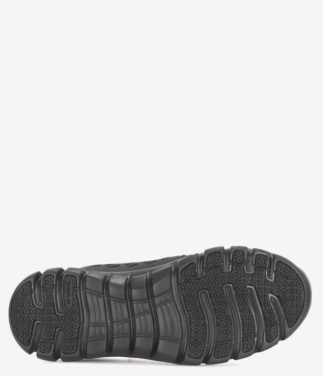 Reebok Sublite Exofuse Composite Safety Toe ESD Work Shoe - Black/Plum