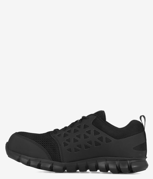 Reebok Sublite Cushion Athletic ESD Composite Toe Shoe - Black
