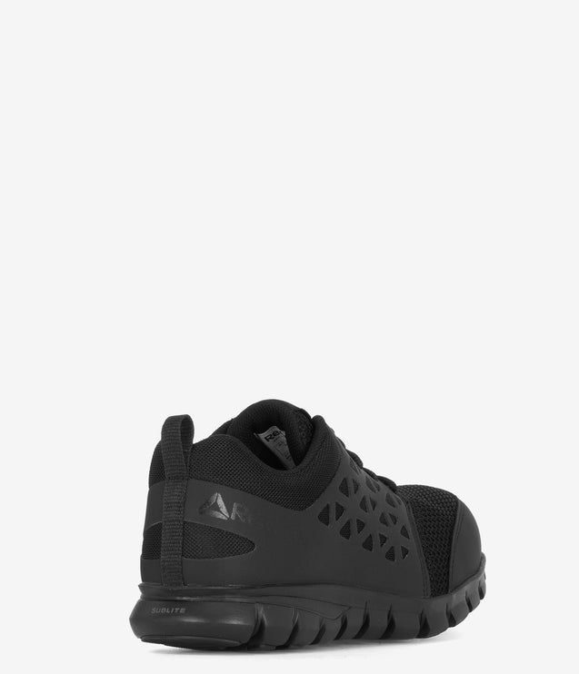 Reebok Sublite Cushion Athletic ESD Composite Toe Shoe - Black