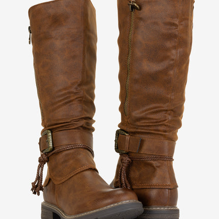 Patrizia by Spring Step Kabuta-Boota Boots - Brown