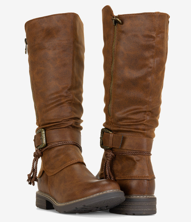 Patrizia by Spring Step Kabuta-Boota Boots - Brown