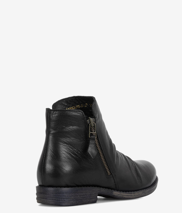 Spring Step Marquis Side Zip Boots - Black